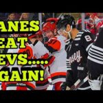 NJ Devils LOSE AGAIN To The Carolina Hurricanes 4-1 in Crucial Game!