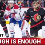 POST CAST: MANAGEMENT FAILURE TO FIND NHL GOALIE COSTS OTTAWA SENATORS VS MONTREAL CANADIENS