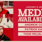Andrew Copp, Patrick Kane, Todd McLellan Practice Media | JAN. 9, 2026