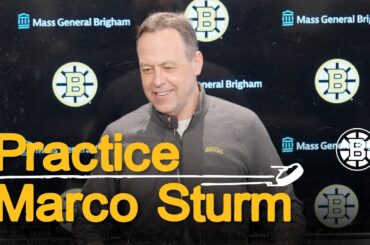 Marco Sturm gives an update on Hampus Lindholm and talks about the Bruins latest wins.