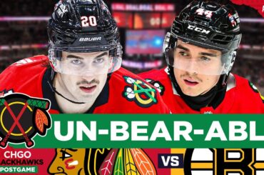 BLACKHAWKS POSTGAME: Early Edge SLIPS Away as Chicago Falls to Boston | CHGO Blackhawks