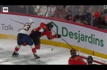 Verhaeghe got a MINOR penalty for boarding Zub - Tough Call Recommendation