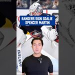 The Rangers have signed Spencer Martin to a two-year contract #nyr