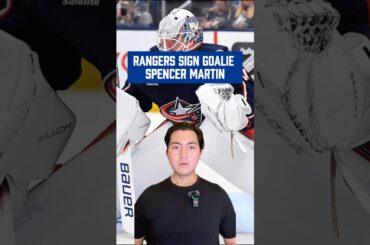 The Rangers have signed Spencer Martin to a two-year contract #nyr