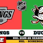🔴LIVE : Los Angeles Kings Vs Anaheim Ducks | NHL 2026 | NHL Live SCOREBOARD