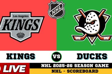 🔴LIVE : Los Angeles Kings Vs Anaheim Ducks | NHL 2026 | NHL Live SCOREBOARD