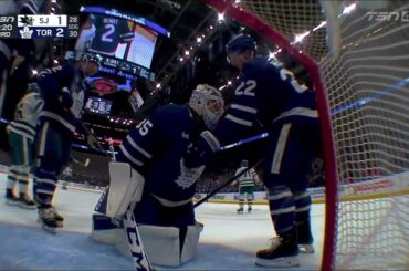 HILDEBY SAVES IT FROM BEHIND HIS BACK! (w/Joe Bowen)