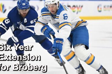 Blues Extend Broberg, Bruins Extend Aspirot, Devils Looking to Move Hamilton
