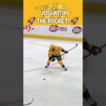 Roman Josi UNLOADS one! 🎯