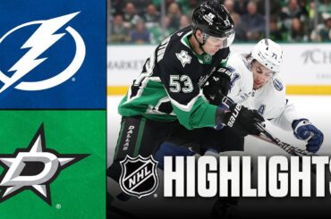 Lightning vs. Stars | NHL Highlights | January 18, 2026