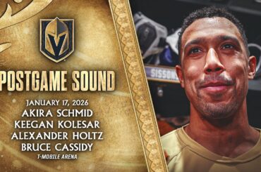 🎥 POSTGAME SOUND: Schmid, Kolesar, Holtz & Cassidy