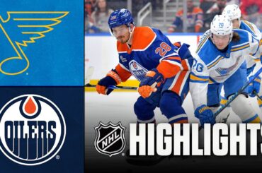 Blues vs. Oilers | NHL Highlights | January 18, 2026