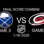 NHL Game 3 Buffalo Sabres vs Carolina Hurricanes (1-19-2026)