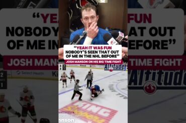 Josh Manson On Gordie Howe Hat Trick Fight 😂💪