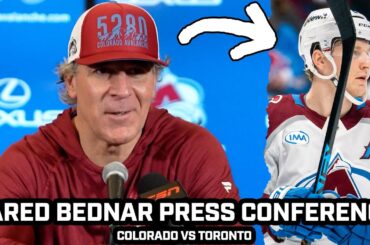 Jared Bednar on MacKinnon's CRAZY Scoring Pace & More Before Game vs Maple Leafs