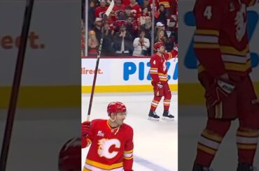 Rasmus Andersson's last game with the Calgary Flames...