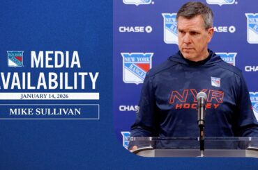 NYR vs OTT: Mike Sullivan Pregame Media Availability | Jan. 14, 2026
