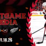 LIVE: Postgame Media DET 4 OTT 3 (OT)