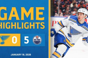 Game Highlights: Oilers 5, Blues 0