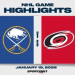 NHL Highlights | Sabres vs. Hurricanes - January 19, 2026
