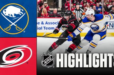 Sabres vs. Hurricanes | NHL Highlights | January 19, 2026