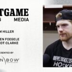 MEDIA: Warren Foegele, Brandt Clarke, and Jim Hiller | 01.17.26 Postgame @ ANA