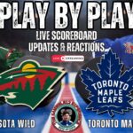 🏒 LIVE: Toronto Maple Leafs vs Minnesota Wild NHL Play by Play & Reactions!