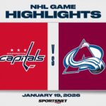 NHL Highlights | Capitals vs. Avalanche - January 19, 2026