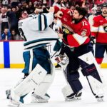 GOALIE FIGHT! | Bobrovsky Squares Up with Nedeljkovic | 1.19.26