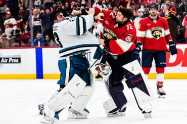 GOALIE FIGHT! | Bobrovsky Squares Up with Nedeljkovic | 1.19.26