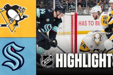 Penguins vs. Kraken | NHL Highlights | January 19, 2026
