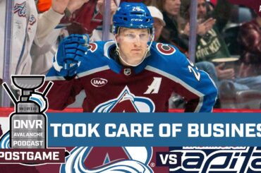 Nathan MacKinnon and the Colorado Avalanche master the Washington Capitals | DNVR Avalanche Postgame