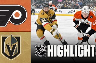 Flyers vs. Golden Knights | NHL Highlights | January 19, 2026