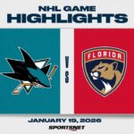 NHL Highlights | Sharks vs. Panthers - January 19, 2025