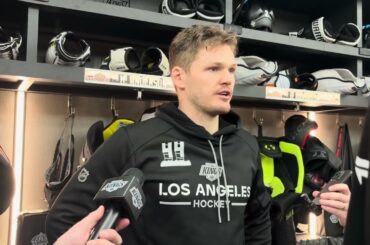 Mikey Anderson Reacts After Kings Take Another Close Loss