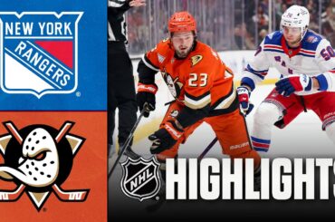 Rangers vs. Ducks | NHL Highlights | January 19, 2026