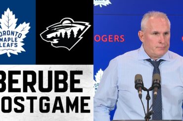Craig Berube | Post Game vs Minnesota Wild | January 19, 2026