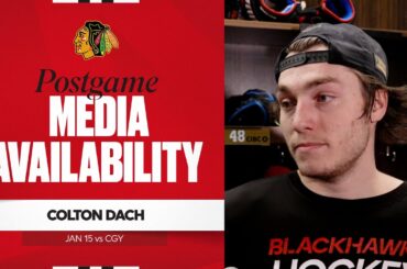 "They were hard on us." | Colton Dach Postgame 1.15.26
