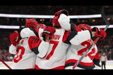 3 SWEET Aho setups = Svechnikov hat trick! 🇫🇮🍎 3 IHANAA syöttöä Aholta = Svetshnikovin hattutemppu!