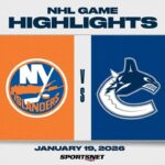 NHL Highlights | Islanders vs. Canucks - January 19, 2026