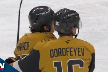 Mitch Marner Finds Pavel Dorofeyev With One-Touch Pass For Power-Play Goal