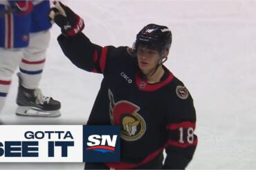 Gotta See It: Senators' Tim Stutzle Goes Between-The-Legs For Slick Goal