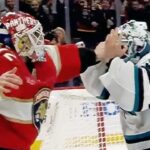 Goalie Fight ‼️ Sergei Bobrovsky & Alex Nedeljkovic Go at It