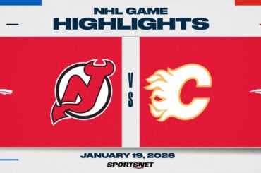 NHL Highlights | Devils vs. Flames - January 19, 2026