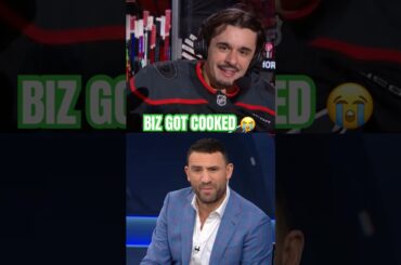 Hurricanes center Seth Jarvis didn’t let Biz’s big word use slide 🤣