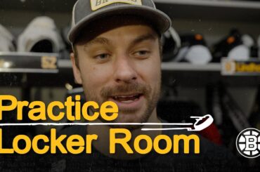 Kuraly speaks with the media after practice in DAL
