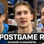 MacKinnon & Avs JOKE About Goalie Interferense, Why Wedgewood is "DIRTY" & More After WIN vs Caps