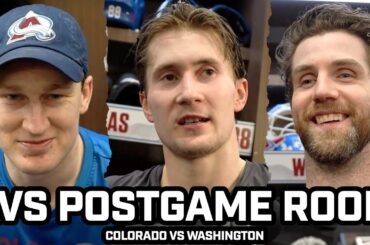 MacKinnon & Avs JOKE About Goalie Interferense, Why Wedgewood is "DIRTY" & More After WIN vs Caps