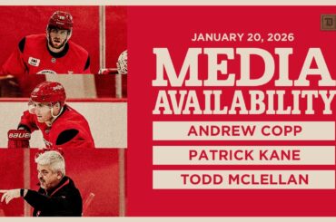 Andrew Copp, Patrick Kane, Todd McLellan Practice Media | JAN. 20, 2026