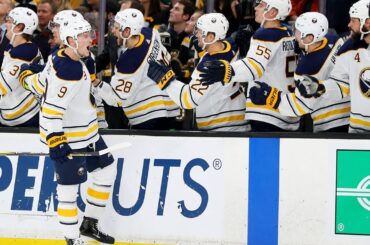 Jack Eichel leads the way with four-point night against Bruins